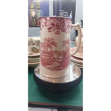 Red Transferware: Royal Staffordshire pitcher