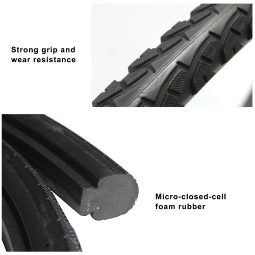 1 Stück 26*1,95 Fahrrad Vollgummireifen 26 Zoll Anti Stich Reiten MTB Rennrad Radreifen - Bild 2 von 9