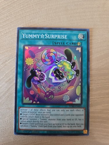 Yugioh Yummy Surprise JUSH-EN025 1st Edition Super Rare NM