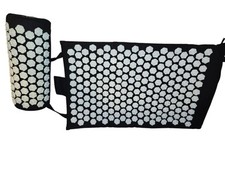 ProSource PS1200ACCUSETBLACK Acupressure Mat and Pillow Set - Black