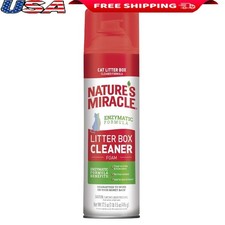 Pet Stain Odor Remover Litter Box Cleaner Foam Enzymatic Formula No Rinse Safe