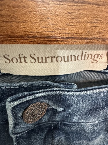 Soft Surroundings Denim blue Jeans 14 Medium Wash Straight Leg - Bild 2 von 7