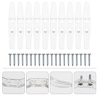 10pcs Blind Cord Transparent Blind Rope Cleat Window Cord Cleat