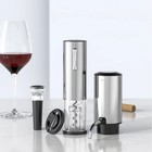 Rechargeable Electric Wine Opener Set Automatic Corkscrew Foil Cutter