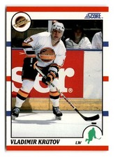1990-91 Vladimir Krutov Score Rookie - Vancouver Canucks