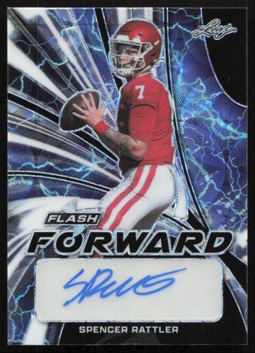 2022 Leaf Flash Forward Lightning Spencer Rattler Auto /4 #FF-SR1 A41