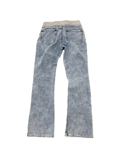 SO Girls Jeans Light Wash Drawstring Waist Glitter Waistband Jeans size 10 - Picture 2 of 2