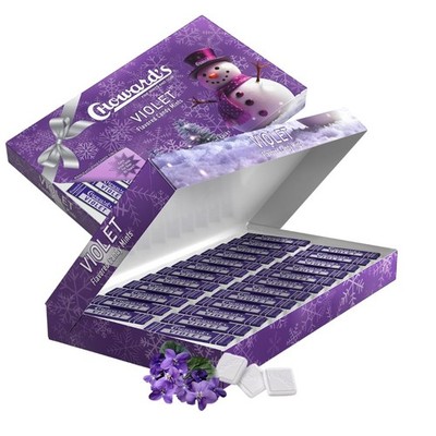 Choward's Violet Mints Candy Gift Box, 24 Individual Packs
