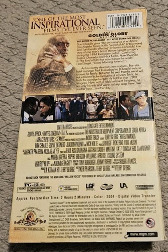 Hotel Rwanda 2004 VHS Tested Plays - Imagen 11 de 11