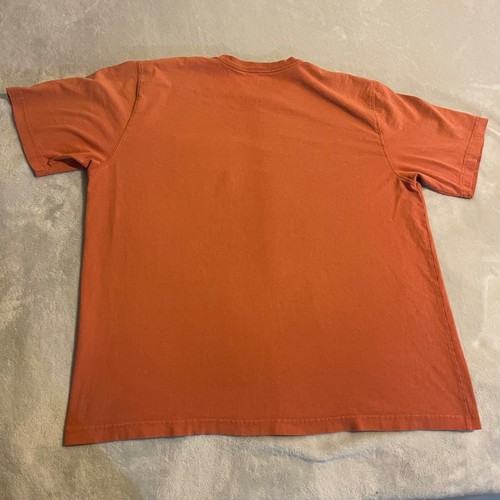 Carhartt Herren XL Loose Fit Pocket T-Shirt Orange 100% Baumwolle Workwear Outdoor - Bild 2 von 8