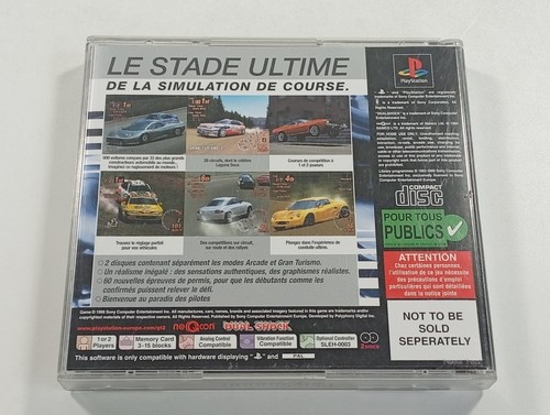 PACK GRAN TURISMO 2 + MEMORY CARD SONY PLAYSTATION 1 (PS1) PAL-FR (COMPLETE - GO - Imagen 10 de 11
