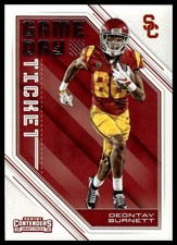 2018 Panini Contenders Draft Picks Deontay Burnett #31 Game Day Ticket