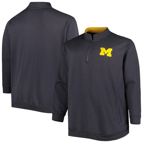 Men's Colosseum Charcoal Michigan Wolverines Big & Tall Tortugas Logo