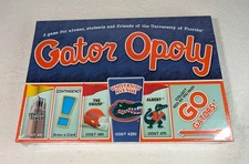NEW Sealed Gator-Opoly Board Game- University of Florida Gators Monopoly UF Gift