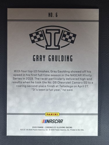Panini Chronicles Illusions 2020 rojo/99 gris Gaulding #6 - Imagen 2 de 2
