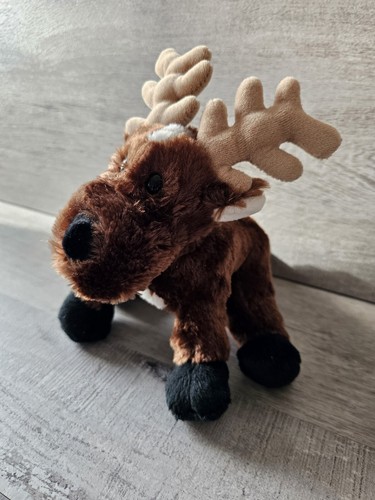 GANZ Webkins Reindeer Brown Plush Stuffed Animal Toy NO CODE HM137 - Picture 4 of 9