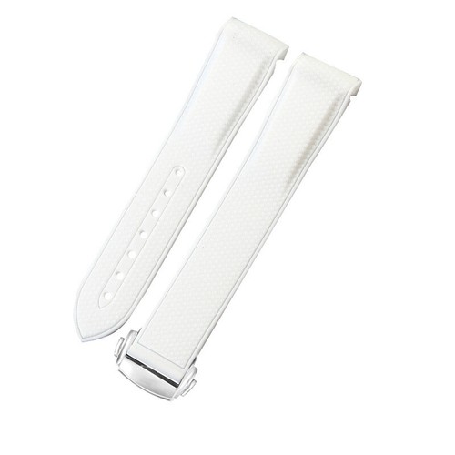 Correa de reloj de silicona impermeable Swatch marca compartida para Planet Omega 20 mm - Imagen 56 de 59