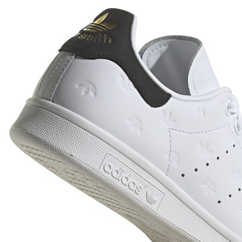 Adidas Women's Stan Smith White Leather Classic Shoes FZ6371 New in Box - Picture 5 of 5