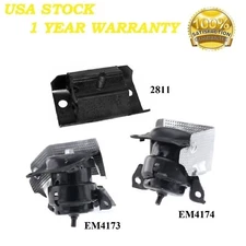 3PCS MOTOR & TRANS MOUNT FIT CHEVY 15-20 TAHOE 5.3L & 6.2L, 14-18 CHEYENNE 5.3L