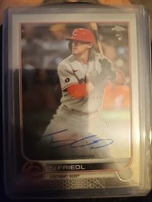 T.J. Friedl 2022 Topps Chrome - Rookie Autographs #RA-TF  (AU, RC)