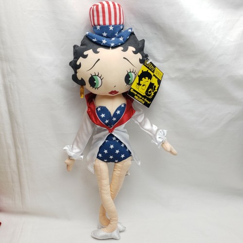 Vintage 1999-2002 Betty Boop 17" Plush Dolls Sports Biker Army Angel Disney Hula - Picture 227 of 266