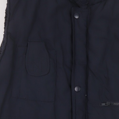 Fortress Mens Blue Gilet Waistcoat Size L Zip - Picture 8 of 10