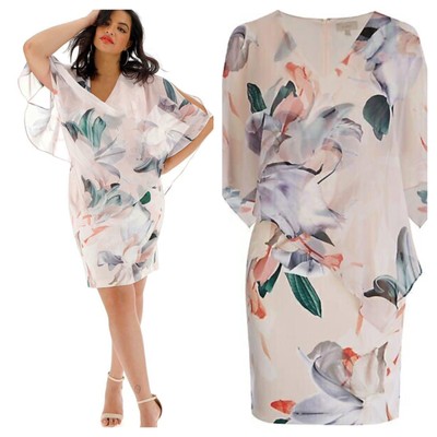 coast avienna print tier dress