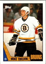 1987-88 Topps #24 Mike Thelvin Boston Bruins Free Shipping!