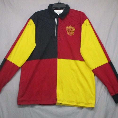 The Wizarding World Of Harry Potter Multicolor Rugby Shirt Long Sleeve Size XXL - Picture 2 of 11