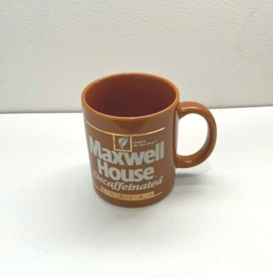 Vintage Maxwell House Coffee Decaffeinated Coffee Cup ''Good to the Last Drop''