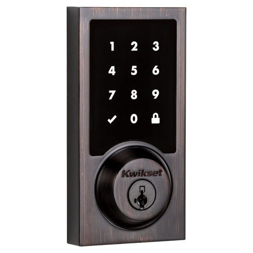 Kwikset 916 Smart Lock Z-Wave Replacement Deadbolt with App/Touchscreen/Key Ac
