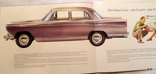 AUSTIN A 55 CAMBRIDGE ~ ORIGINALPROSPEKT (S) - Bild 2 von 5