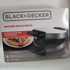 Black & Decker Belgian Waffle Maker Stainless Steel WMB500