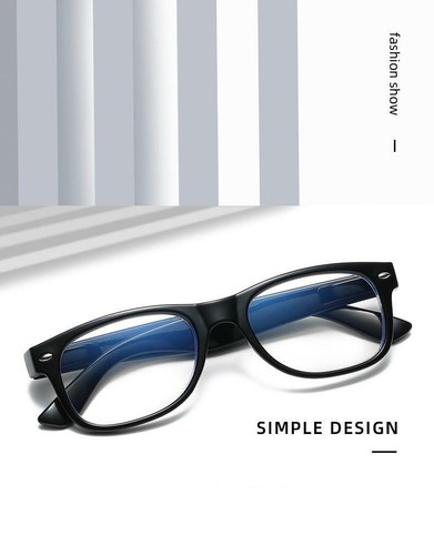 Mens Women Anti Blue Light Blocking Computer Gaming Anti Eyestrain Large Glasses - Imagen 11 de 19