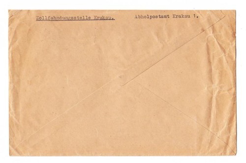 Poland GERMAN OCCUPATION-SEMIPOSTAL-Sc#NB11-OFFICIAL MAIL-KRAKAU 2/4/41 - Picture 2 of 2