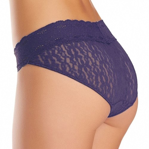 Wacoal Halo Lace Brief Size M 12 Astral Aura Blue Bikini Knickers 878205 New - Picture 8 of 12