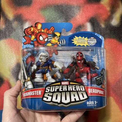 Marvel Super Hero Squad Deadpool and TaskMaster SPECIAL STICKER VARIANT