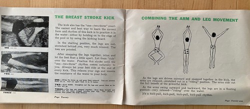 Biblioteca sportiva vintage '45 WHEATIES NUOTO VUOI ESSERE UN CAMPIONE DI NUOTO? di Mann - Foto 8 di 10