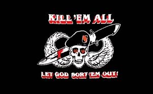 3X5 Kill'em All Let God Sort'em Out Special Forces Flag Premium Banner FAST SHIP 