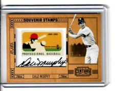 2010 Panini Century Collection Souvenir Stamps Autograph #69 Dale Murphy #07/26
