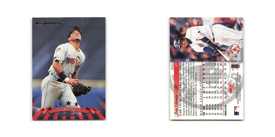 John Valentin 1998 Donruss #47 Boston Red Sox Baseball Card NM - Image 3 of 3
