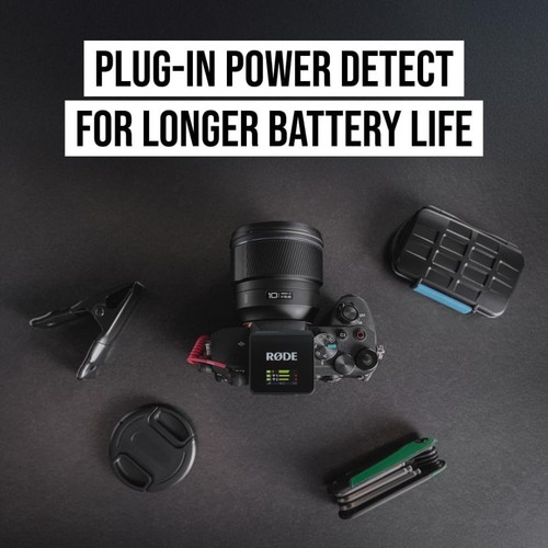 RODE Wireless GO (Gen 3) 2-osobowy kompaktowy cyfrowy bezprzewodowy system mikrofonowy - Zdjęcie 6 z 7
