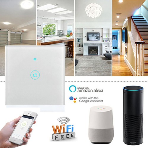 NEW Tuya WiFi Smart Switch Home Touch Light Wall Panel Alexa Google UK - Picture 5 of 18