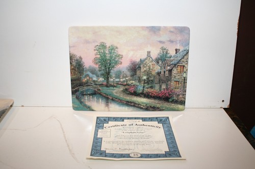 Bradford Exchange Thomas Kinkade Framed Collector Plates - Lamplight Village - Picture 2 of 22