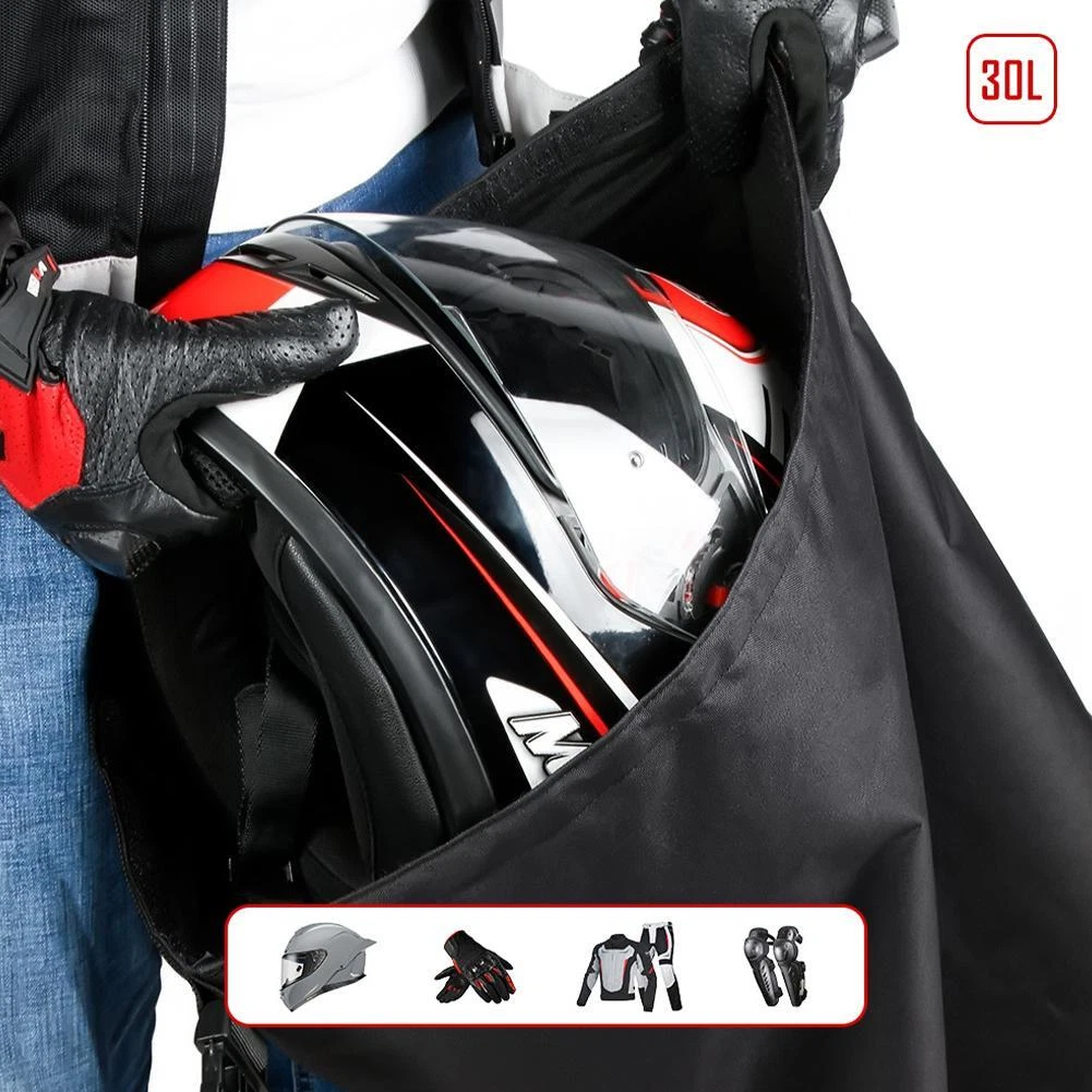 Sac casque moto étanche serrure combinaison antivol sac rangement