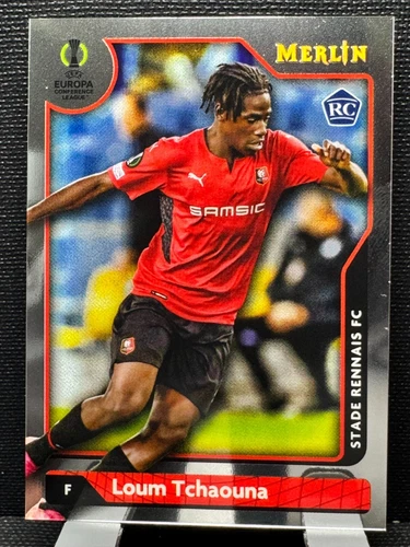 TOPPS MERLIN CHROME 2021/22  LOUM TCHAOUNA STADE RENNIAS #136