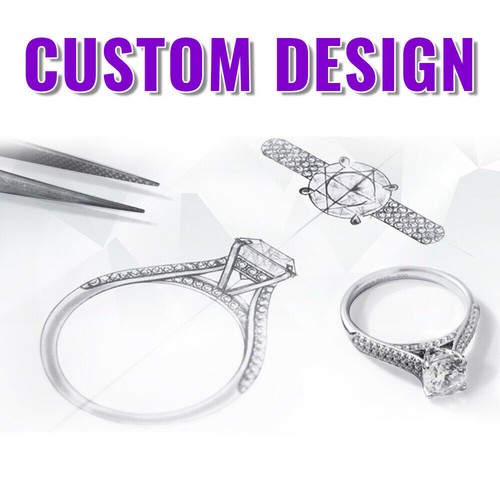 3 Ct Round Diamond Hip hop Men's Letter Logo Chaarm Gift Pendant 14K Gold Finish - Bild 4 von 4