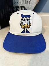 Vintage Donald Duck Disney Snapback Hat EXCELLENT  MINTY      RARE 