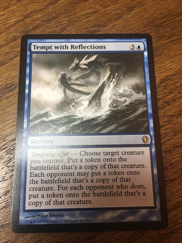 Tempt with Reflections x1 MTG NM Commander 2013 - Picture 1 of 2