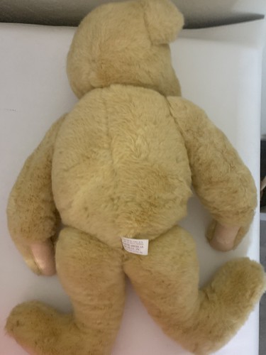 Peluche de peluche vintage 1982 North American Bear Co beige 22" articulado - Imagen 2 de 6